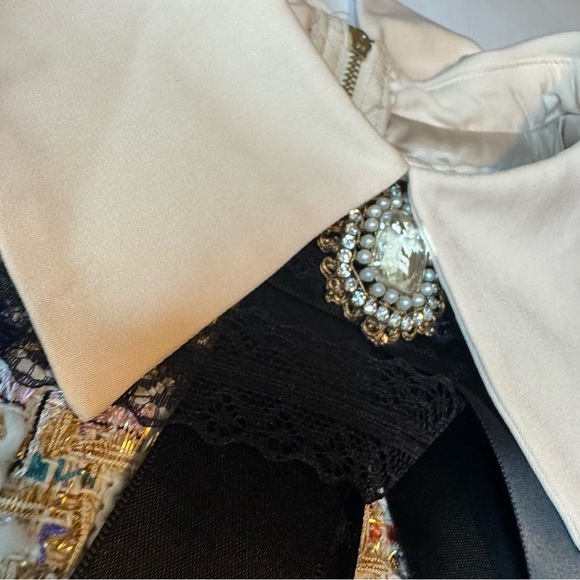 Ever After Tweed Dress Women’s Small Removable Brooch Old Money Preppy - Picture 16 of 16